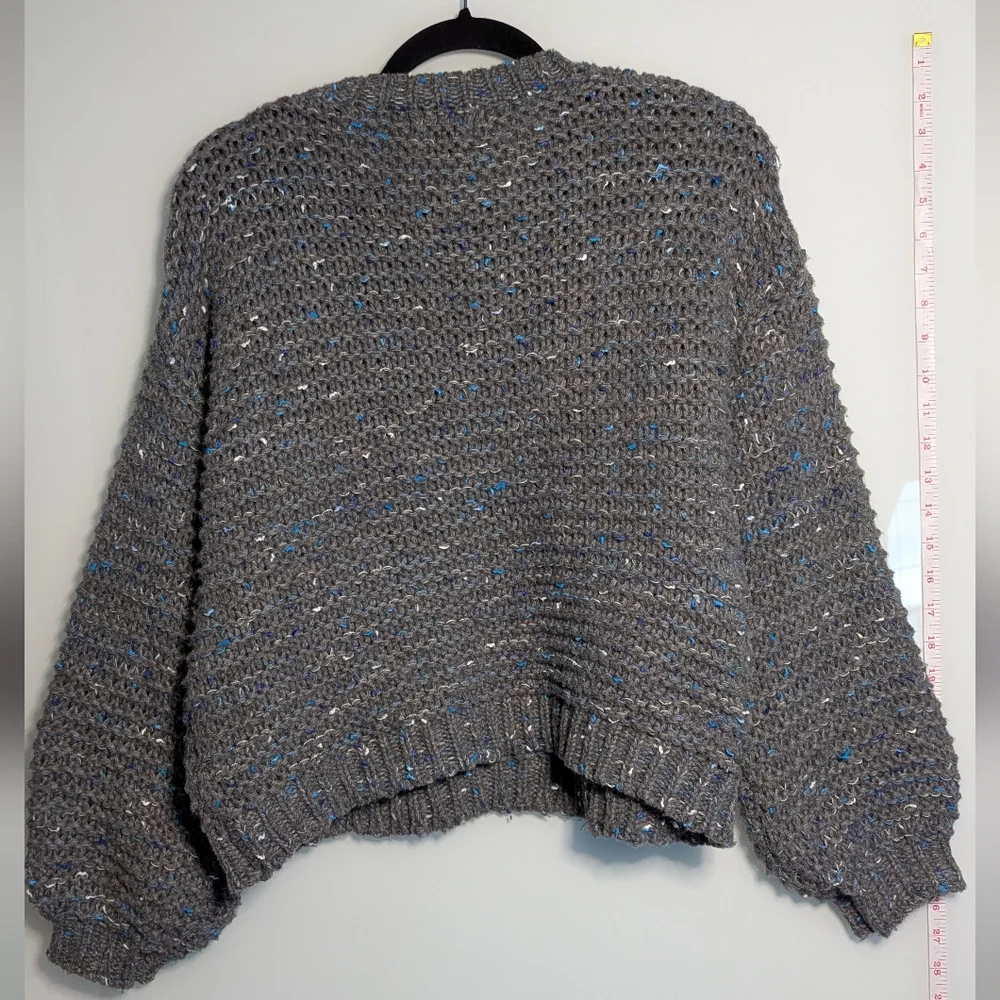 PrettyLittleThing Charcoal Cable Knit Sweater - Picture 2 of 4